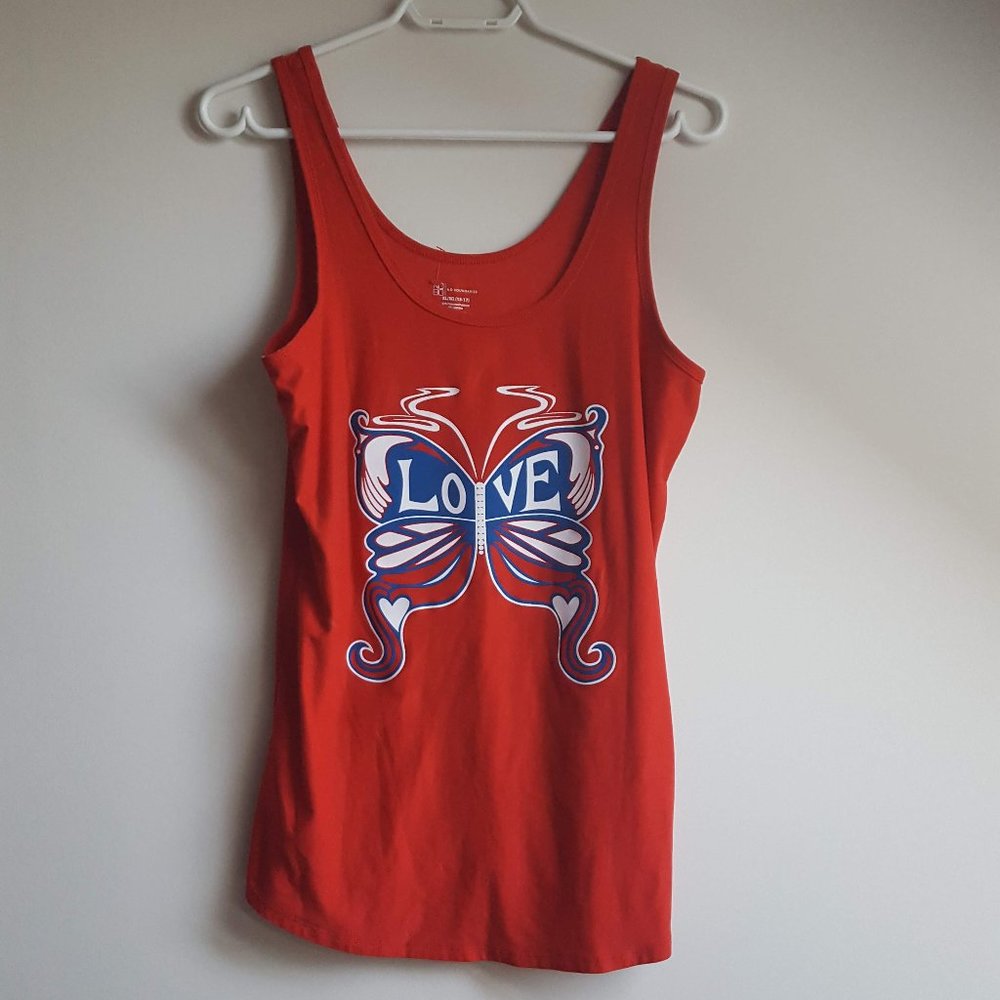No Boundaries Love tank top